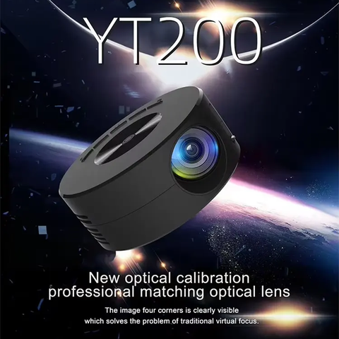 Small mini portable projector home YT200