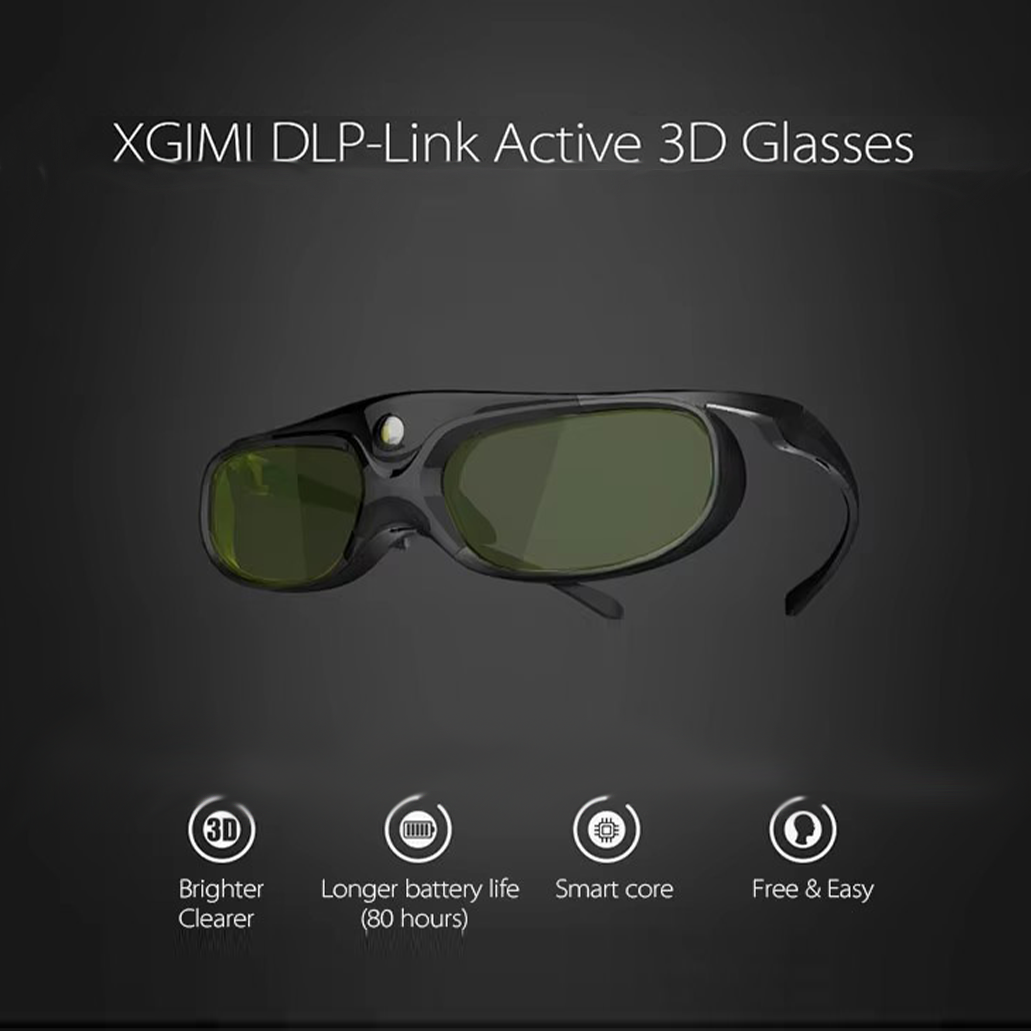 Projection shutter 3D glasses