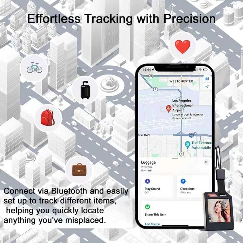 E Ink Bluetooth Tracker Tag MS01